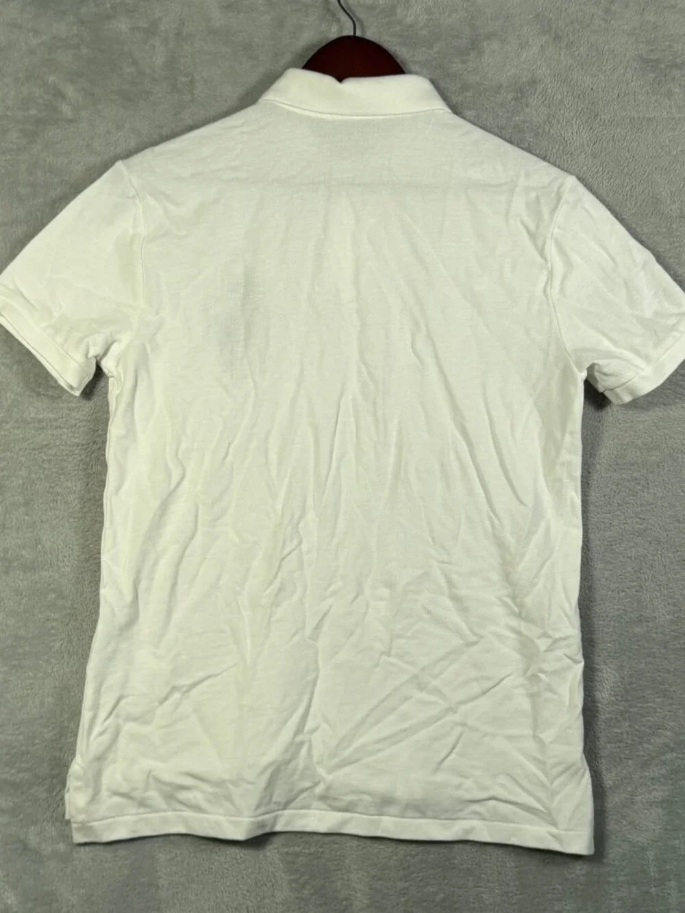 Polo Ralph Lauren Shirt Mens S White Custom SLIM Fit Big Pony 3 Pique Mesh $120